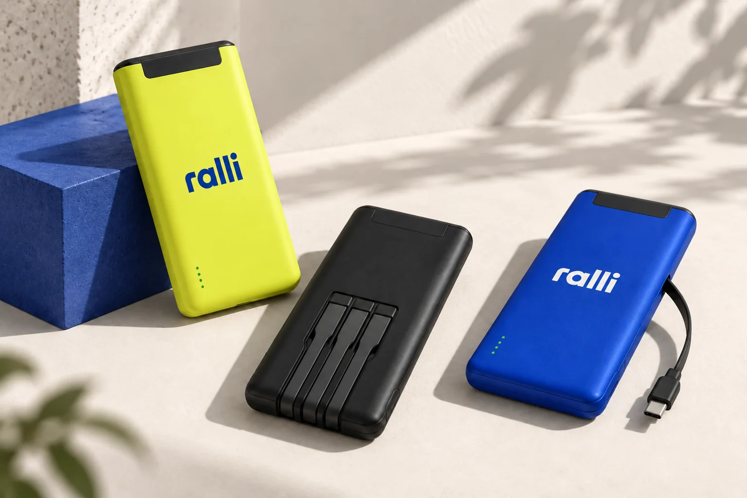 Batteries RALLI citron, cobalt et graphite